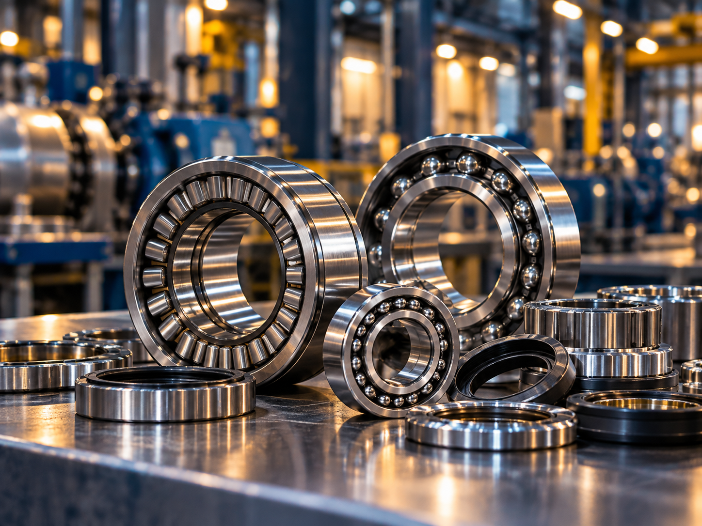 Precision bearings and mechanical seals