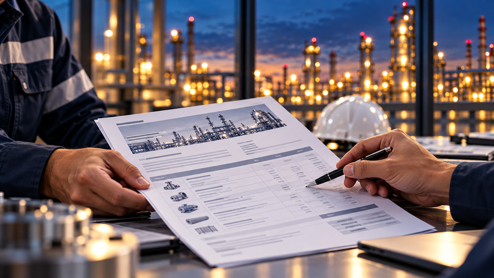 Supplier proposal under technical and commercial review