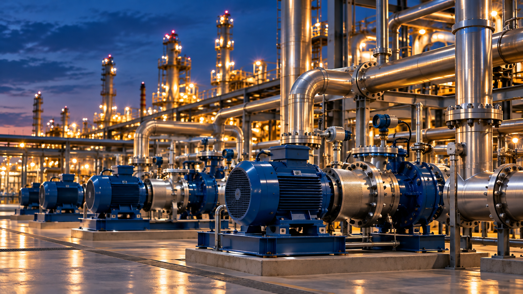 Industrial pumps and piping equipment